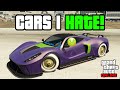GTA 5 Top 10 Cars I HATE In GTA Online