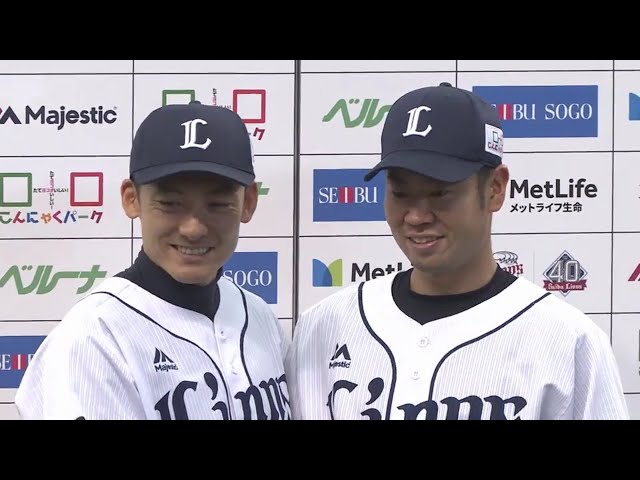 ライオンズ・榎田投手・栗山選手ヒーローインタビュー 2018/4/30 L-E