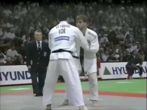 JUDO 1997 World Championships: Ki-Young Jeon 전기영 (KOR) - Jose Vicbart Geraldino (DOM)