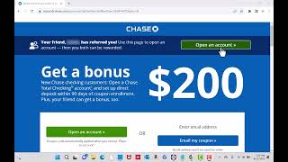 Open a Chase Account Online