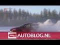 Driften met de Audi RS Q3 over een ijsmeer!