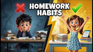 Good Habits vs Bad Habits! 📚 Why Lilly Finishes Homework Fast & Max Struggles Every Night MQDEFAULT Thumbnail