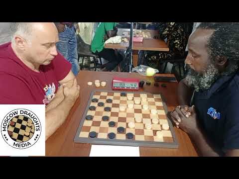 Legendary Guntis Valneris🇱🇻 Clashes with Lightning-Fast Thomy Mbongo 🇫🇷 in a Blitz  Draughts Battle.
