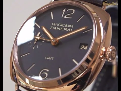 PAM 421 - Rose Gold Radiomir 3 Day GMT   Oro Rosso