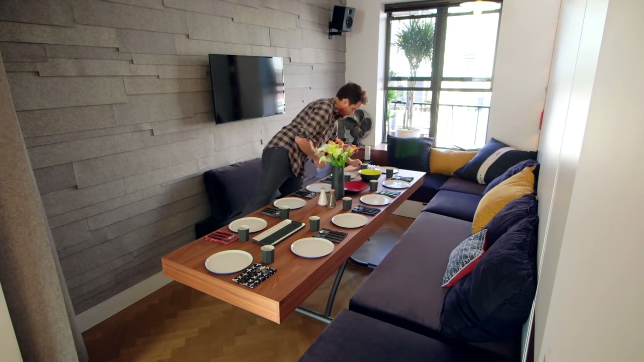 LifeEdited 2 (LE2) 350 sq ft Transforming Micro Apartment