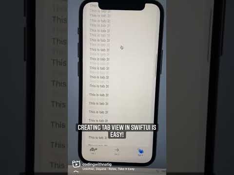 TabView in SwiftUI is easy!