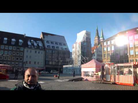 NÜRNBERG HAUPMARKT - ALMANYA Ocak 2016