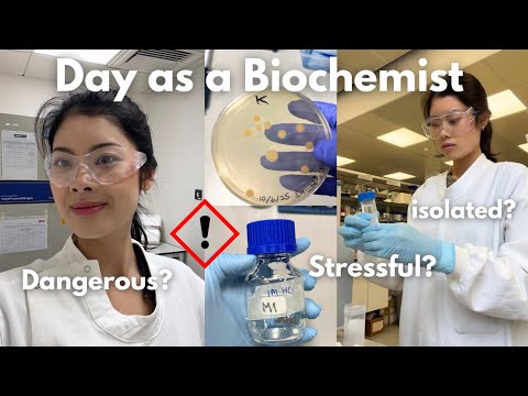 Day in my life as a Biochemist | Labs, work with me, scientist, research, STEM, chemistry, biology