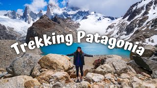 EPIC Trekking in PATAGONIA 😍 | Mount FITZ ROY + Laguna de los Tres in El Chaltén, Argentina