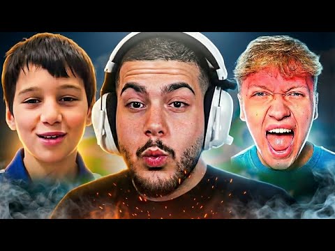 10-year-old vs. Fortnite pro 😱 Rezon vs. Islam 99 kill lead 1v1 for €5000