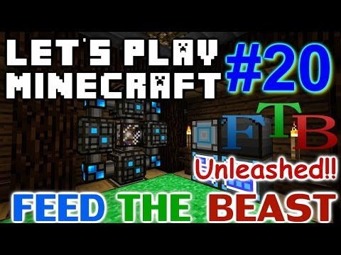 Minecraft FTB Hermitcraft Unleashed Ep. 20 - Quantum Field Ring A.E. Linking !!!