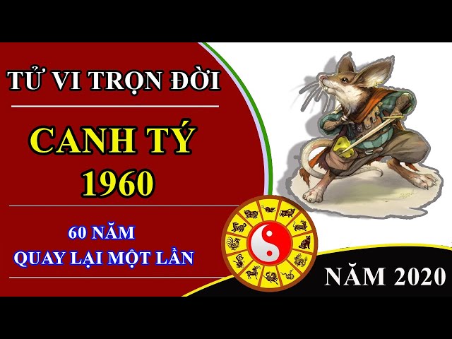 Tử vi trọn đời tuổi Canh Tý 1960 năm 2020 Canh Tý