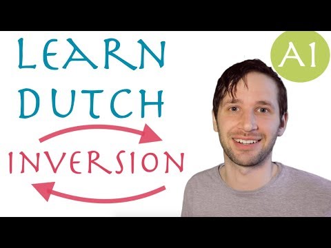 Inversion in Dutch: how to structure your sentences A1