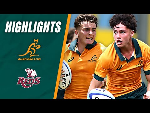 Australia U16 v Queensland Reds U17 | Extended Highlights