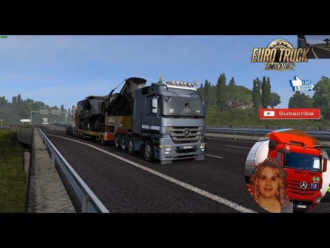 Euro Truck Simulator 2 (1.32) Mercedes Benz Actros MP3 Reworks ByCapital v3.8 + DLC's & Mods