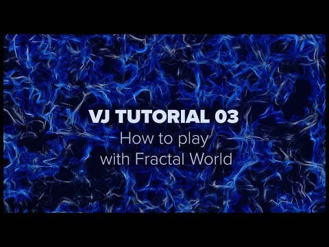 Zyper VJ Tutorial 03 - How I play with Fractal World