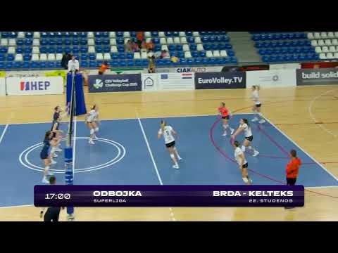 𝗡𝗔𝗝𝗔𝗩𝗔 Odbojka (Ž) | Prva liga | Brda - Kelteks | 17:00h | 📅 22. studenog