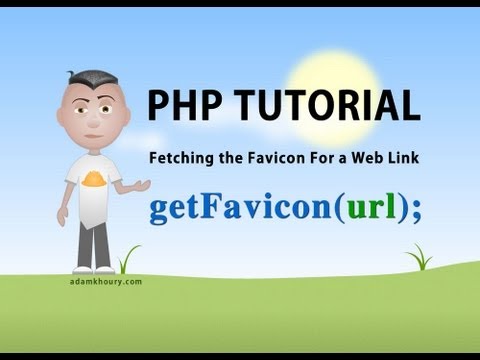 PHP Tutorial Get Favicon From a Web Site Link Access External Files