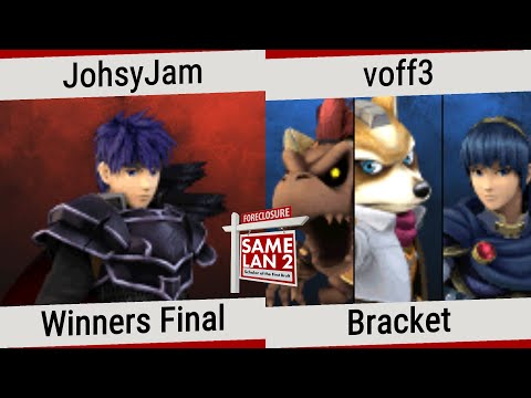 SameLAN 2: SotFB - voff3 (Bowser, Fox, Marth) vs JohsyJam (Ike) - WF - Project+