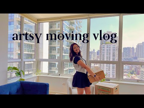 MOVING into my NEW HOME 🏙️ sketching in Chicago + packing up my ART STUDIO