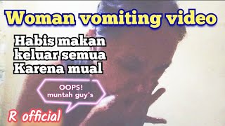 Download lagu v0miting vide0✓Masuk Angin kali Y? Haduh habis makan keluar semua isinya mp3