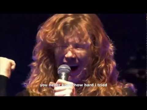 Megadeth - In my Darkest Hour Live (Lyrics)