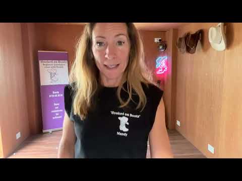 Easy come, easy go beginner linedance walk through and dance to music at 3 minutes 50