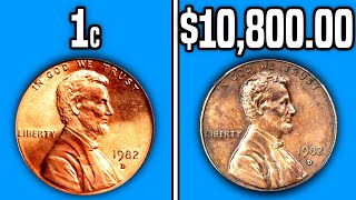 Are Your 1982 Pennies Worth Money? Large & Small Date Varieties