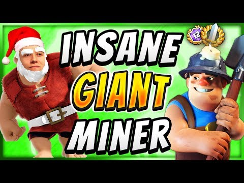 GIANT MINER IS BACK! Best Giant Miner Bait Deck — Clash Royale