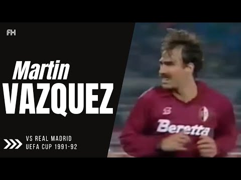 Rafa Martín Vázquez ● Skills ● FC Torino 2:0 Real Madrid ● UEFA Cup 1991-92