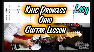 How to play King Princess Ohio Guitar Lesson Tutorial with TAB