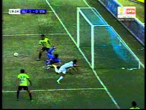 Gol de Otoniel Salinas / Alianza F.C. 1 - 0 Santa Tecla F.C. / Estadio Cuscatlán / Jornada 2 CL14