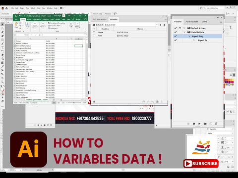 Variable Data in Adobe Illustrator