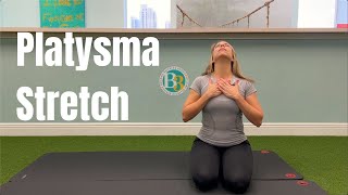 Platysma Stretch | B3 Physical Therapy
