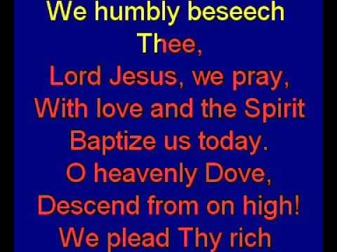 Baptize us anew, with power