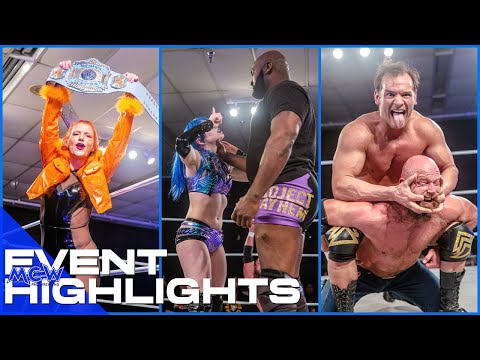 MCW Pro Wrestling Highlights - MCW Anniversary 2023 - Madi Wrenkowski, Ken Dixon, Myles Hawkins