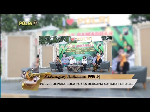 POLRES JEPARA BUKA PUASA BERSAMA SAHABAT DIFABEL