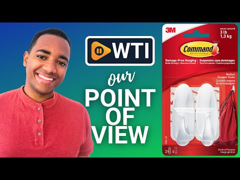 Command Strips 17081 Medium Designer Hooks with Command Adhesive - WTI product video review