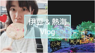 【またしても雨イルミ】伊豆&熱海vlog