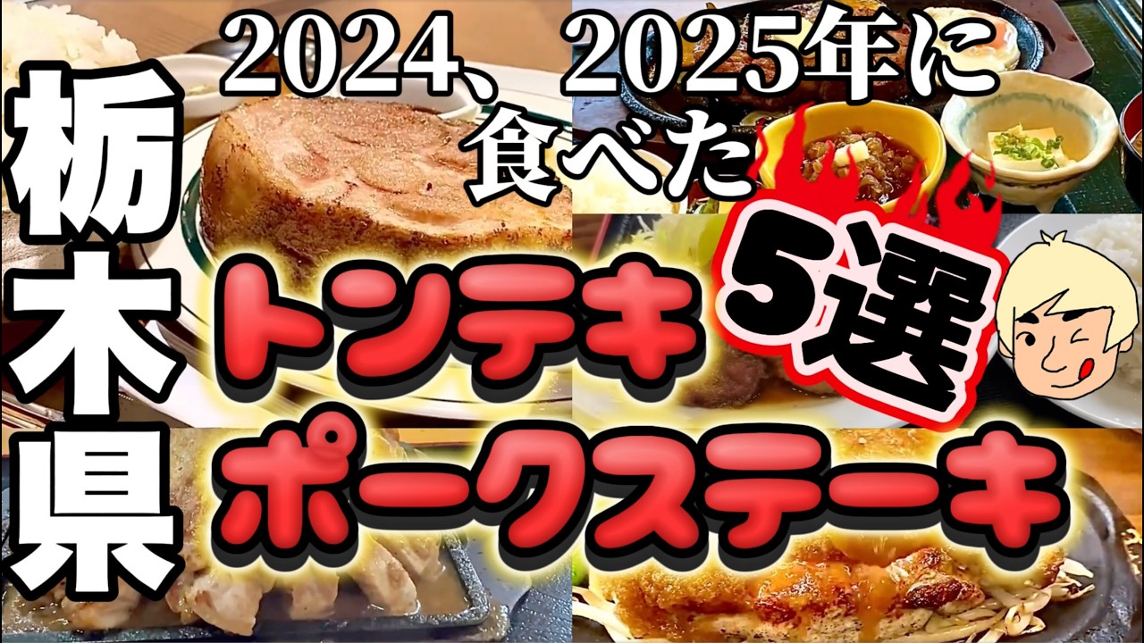 【栃木グルメ】肉厚トンテキ＆ポークソテー5選！2024-2025総集編まとめ｜飯テロ注意