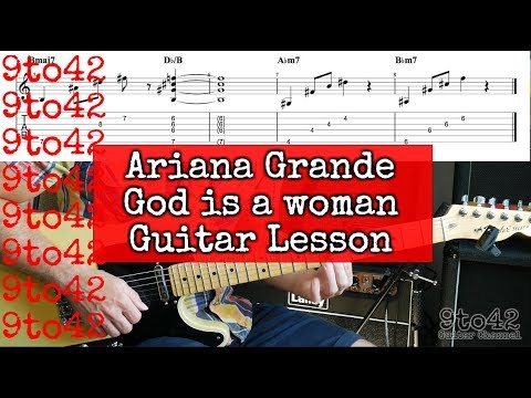 How to play Ariana Grande - God is a woman Guitar Tutorial lesson