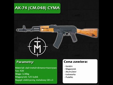 AK-74 (CM.048) FIRMY CYMA - TANIEMILITARIA.PL