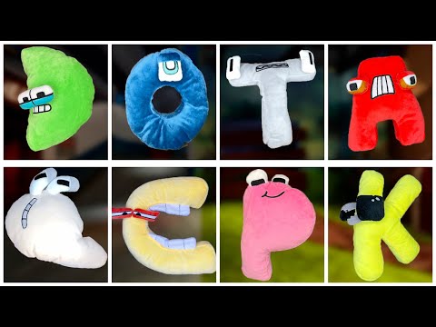 Alphabet Lore Plush Letter S vs Rainbow Friends Pink But Different Letters Join