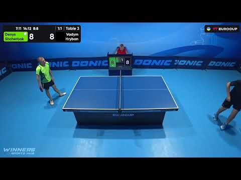 17:35 Denys Shcherbak - Vadym Hryban 28.08.2023 TT Euro.Cup Ukraine Star. TABLE 3