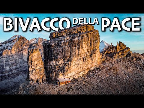 DORMIAMO UNA NOTTE AL BIVACCO DELLA PACE a 2750 metri !