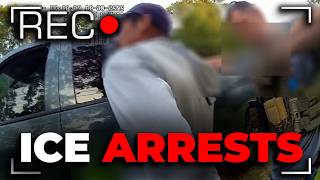 Van of Illegal Immigrants Arrested in Georgia | ICE & Police Bodycam