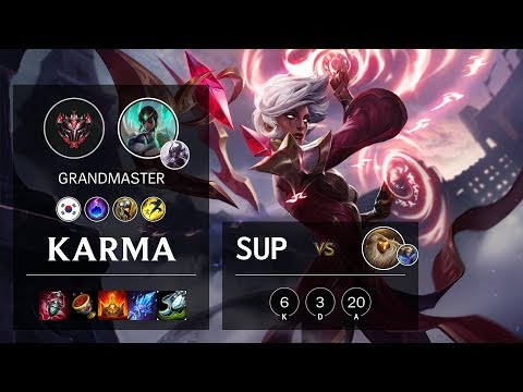 Karma Support vs Bard - KR Grandmaster Patch 10.11