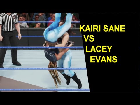 WWE 2K19 Kairi Sane vs Lacey Evans - Jeans Extreme Rules Match