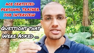 PERSONAL TRAINER JOB INTERVIEW (TIPS , QUESTIONS, EXPECTATIONS )