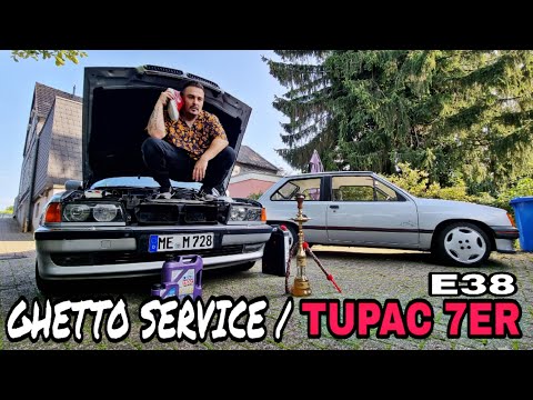 BMW E38 728 Ghetto Service | Frisches Öl | Garage unnutzbar | Lüftungsgeräusche | Hinterhofjargon